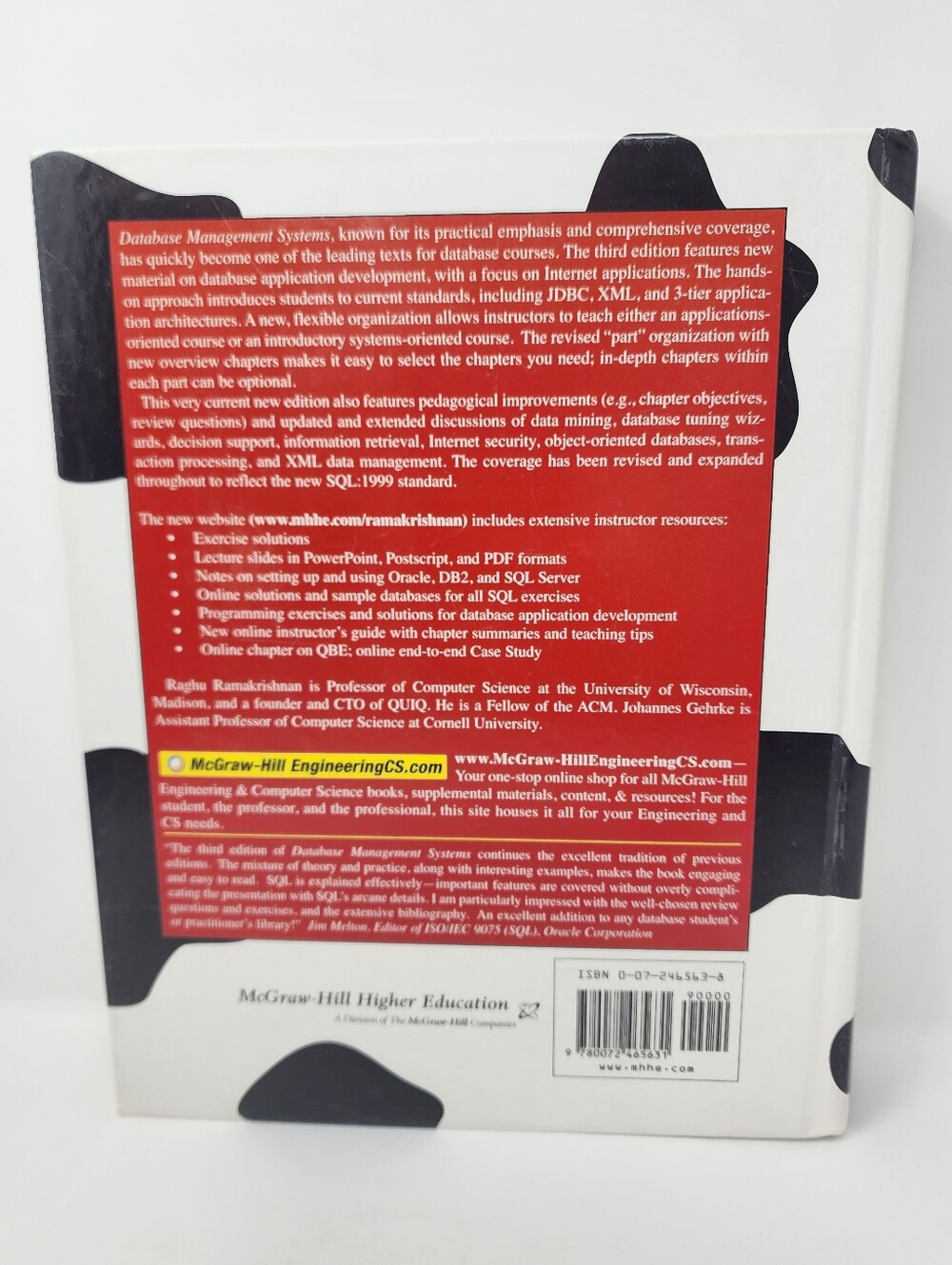 Database Management Systems Third Edition Hardback Textbook - Picture 11 of 11